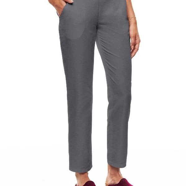 Pantalon gris oscuro discount mujer